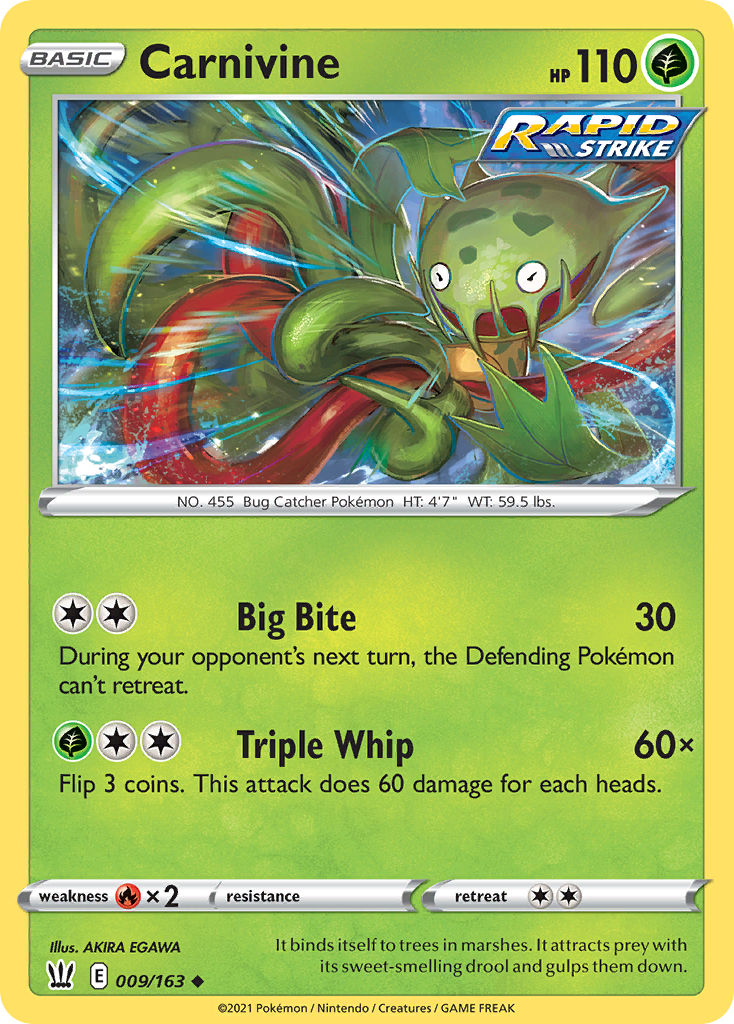 Carnivine - Battle Styles - 009