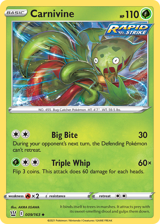 Carnivine - Battle Styles - 009