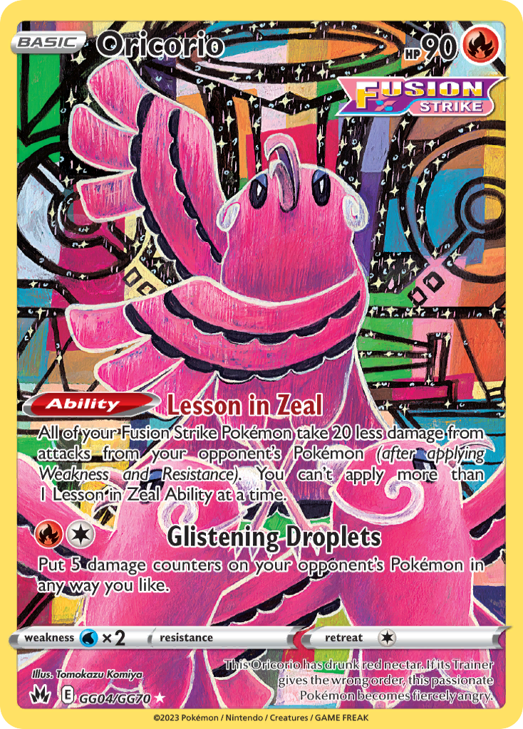 Oricorio - Crown Zenith Galarian Gallery - GG04