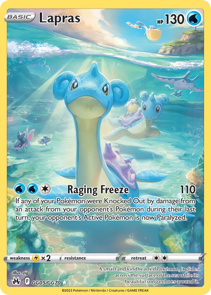 Lapras - Crown Zenith Galarian Gallery - GG05