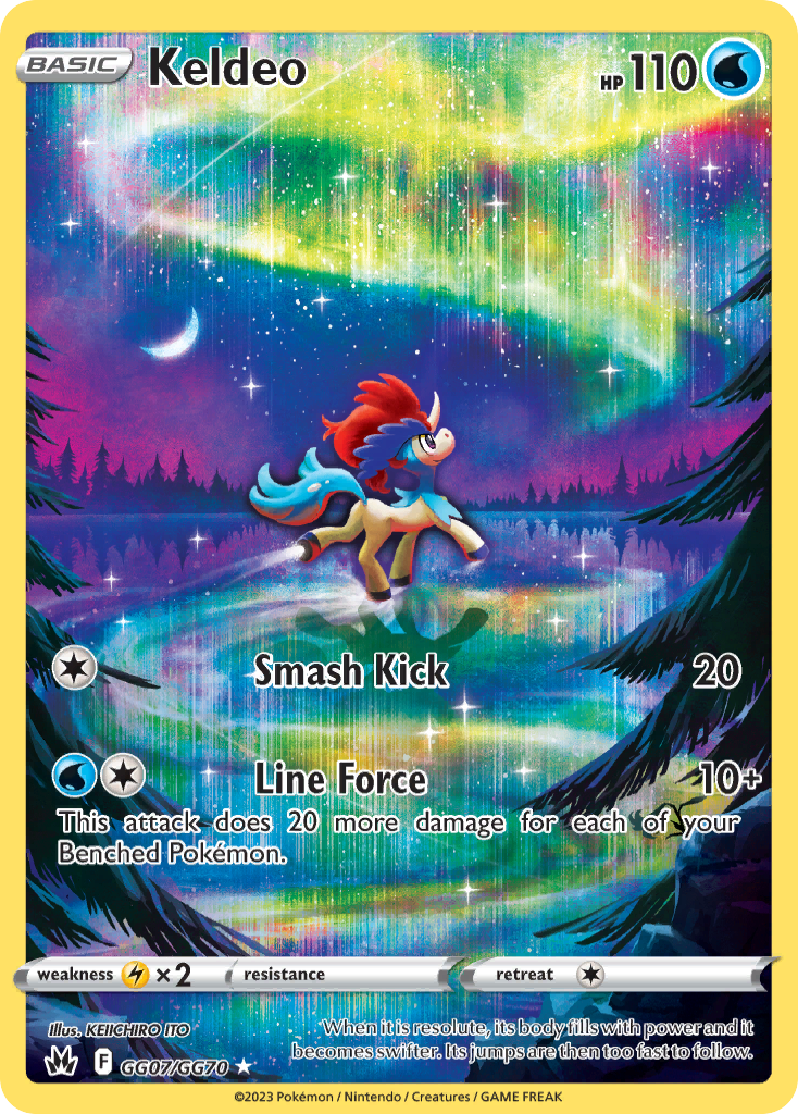 Keldeo - Crown Zenith Galarian Gallery - GG07