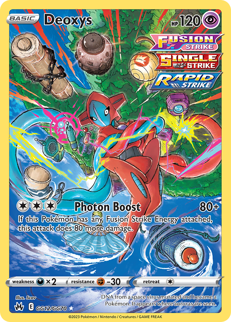 Deoxys - Crown Zenith Galarian Gallery - GG12