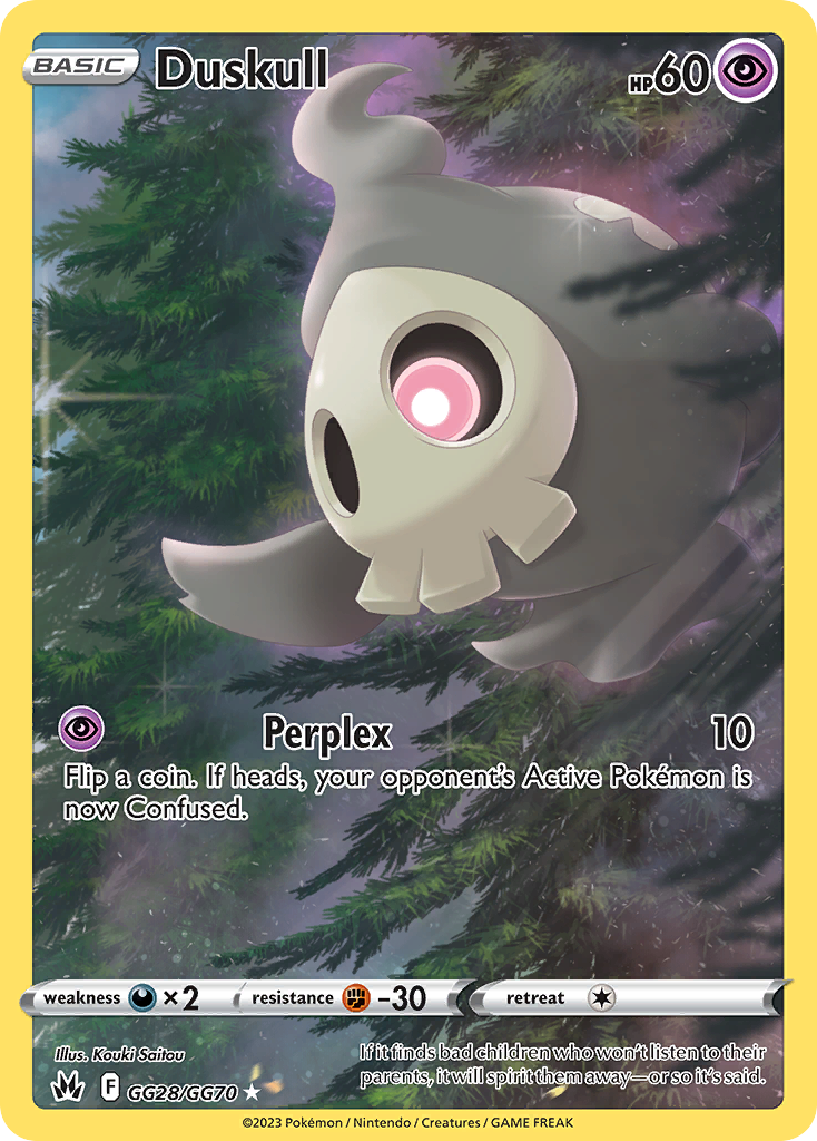 Duskull - Crown Zenith Galarian Gallery - GG28