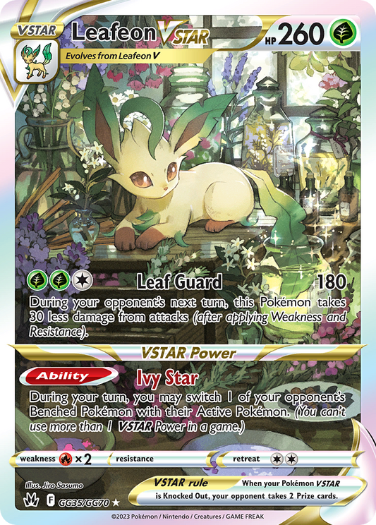 Leafeon VSTAR - Crown Zenith Galarian Gallery - GG35
