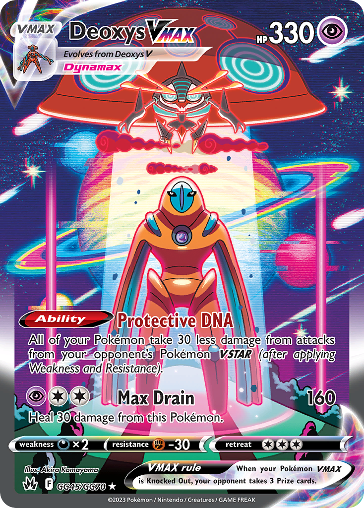Deoxys VMAX - Crown Zenith Galarian Gallery - GG45
