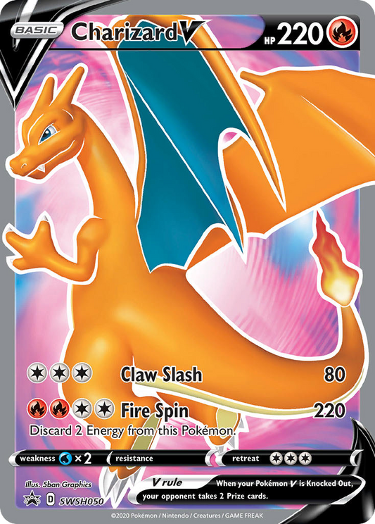 Charizard V - SWSH Black Star Promos - SWSH050