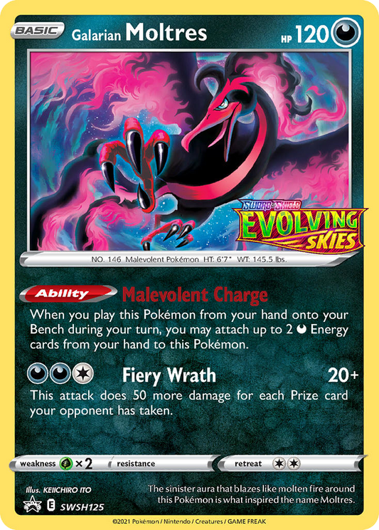 Galarian Moltres - SWSH Black Star Promos - SWSH125