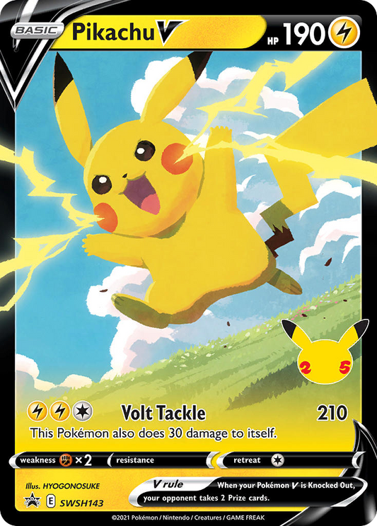 Pikachu V - SWSH Black Star Promos - SWSH143