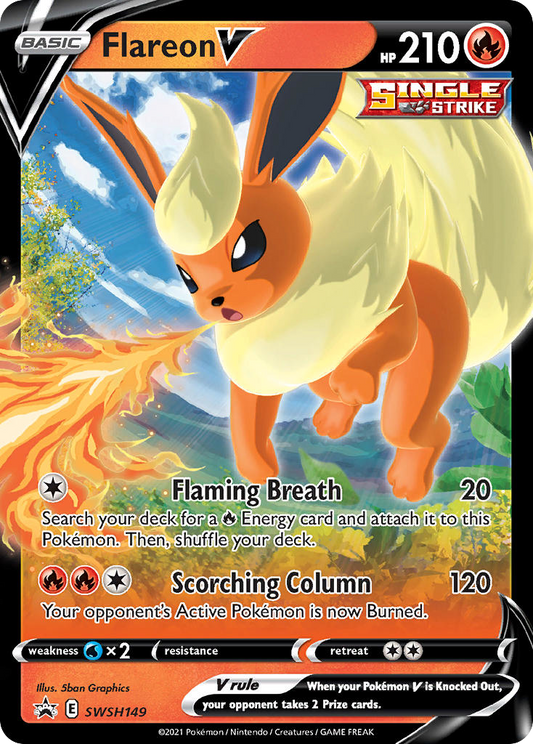 Flareon V - SWSH Black Star Promos - SWSH149
