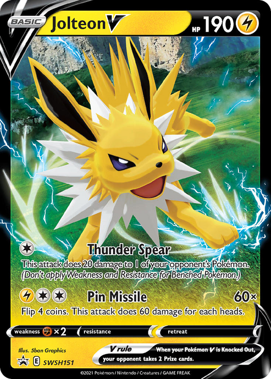 Jolteon V - SWSH Black Star Promos - SWSH151