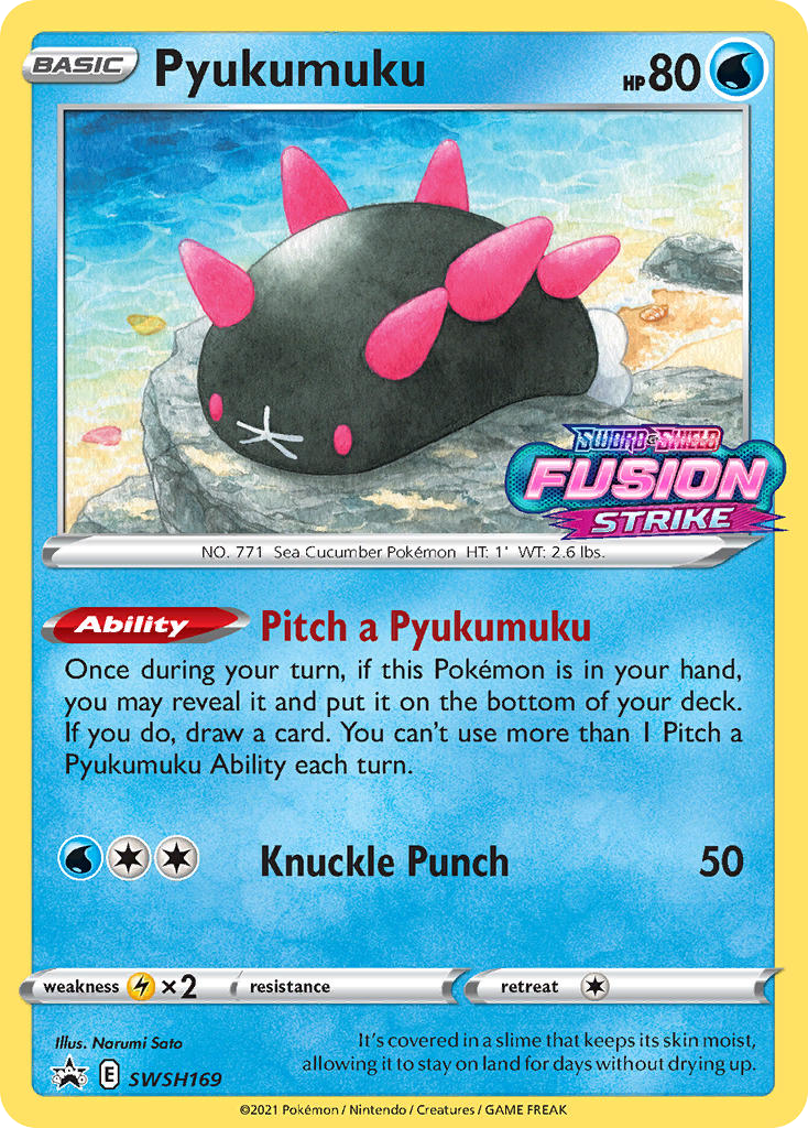 Pyukumuku - SWSH Black Star Promos - SWSH169