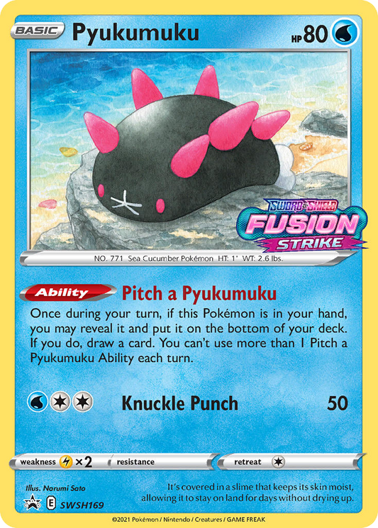 Pyukumuku - SWSH Black Star Promos - SWSH169