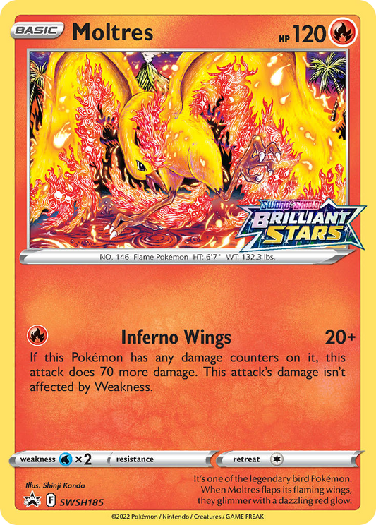 Moltres - SWSH Black Star Promos - SWSH185