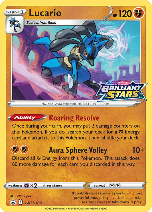 Lucario - SWSH Black Star Promos - SWSH186