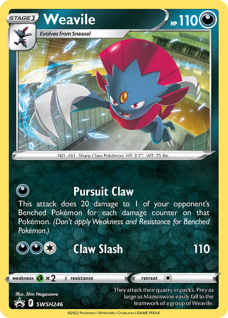 Weavile - SWSH Black Star Promos - SWSH246