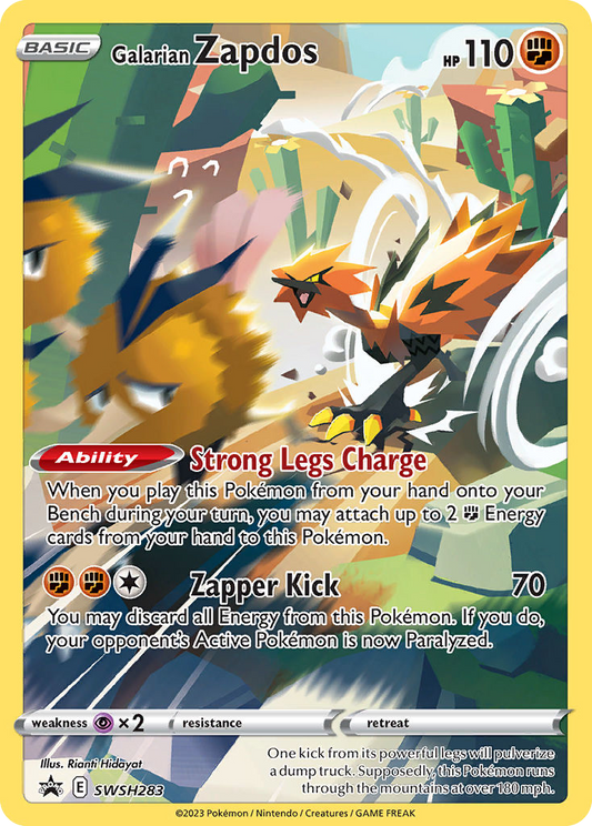 Galarian Zapdos - SWSH Black Star Promos - SWSH283