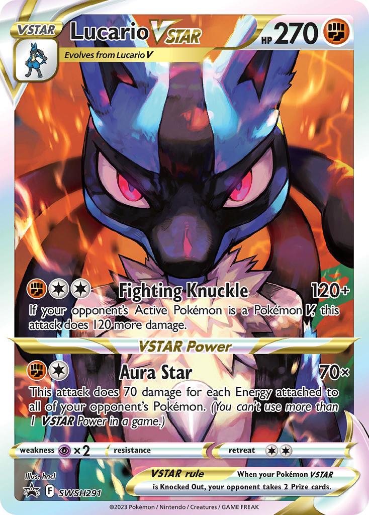 Lucario VSTAR - SWSH Black Star Promos - SWSH291