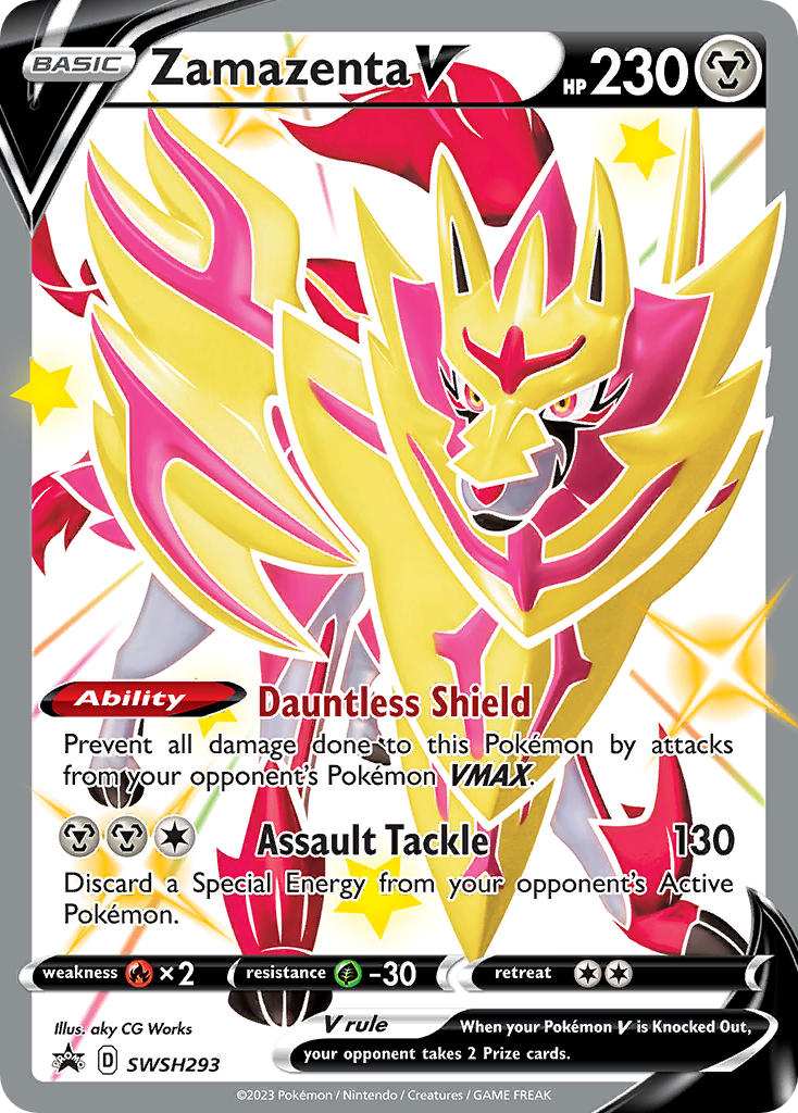 Zamazenta V - SWSH Black Star Promos - SWSH293