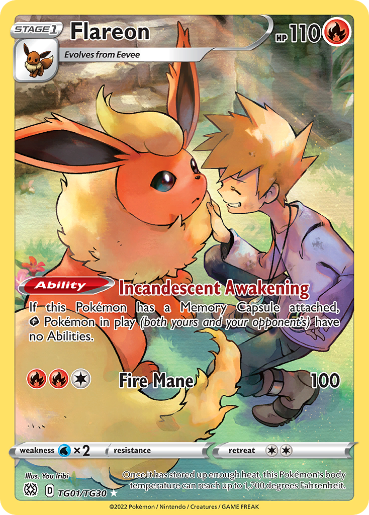 Flareon - Brilliant Stars Trainer Gallery - TG01