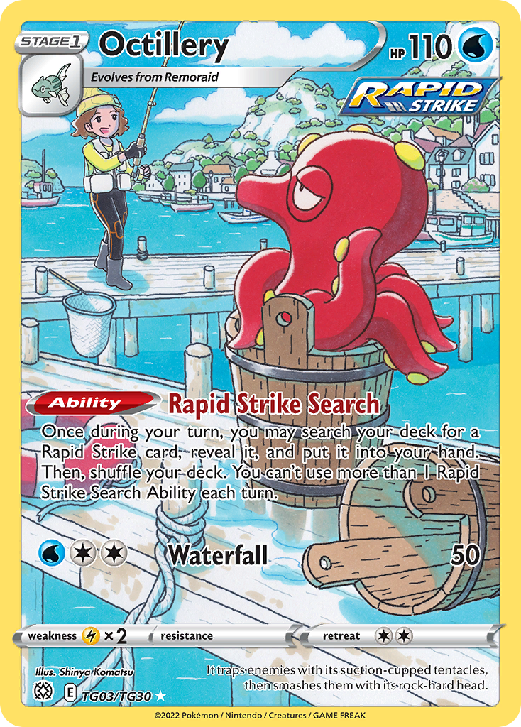 Octillery - Brilliant Stars Trainer Gallery - TG03