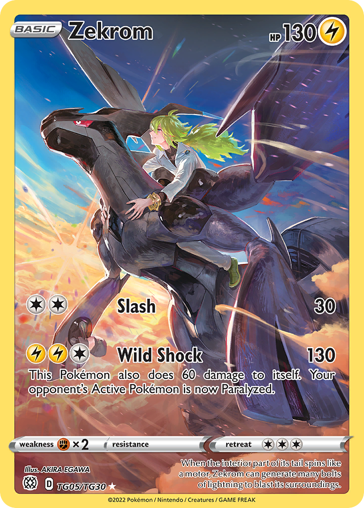 Zekrom - Brilliant Stars Trainer Gallery - TG05
