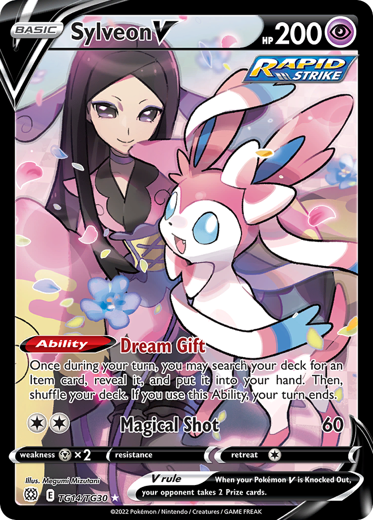 Sylveon V - Brilliant Stars Trainer Gallery - TG14