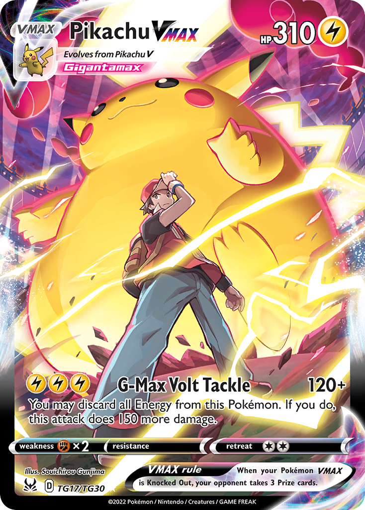 Pikachu VMAX - Lost Origin Trainer Gallery - TG17