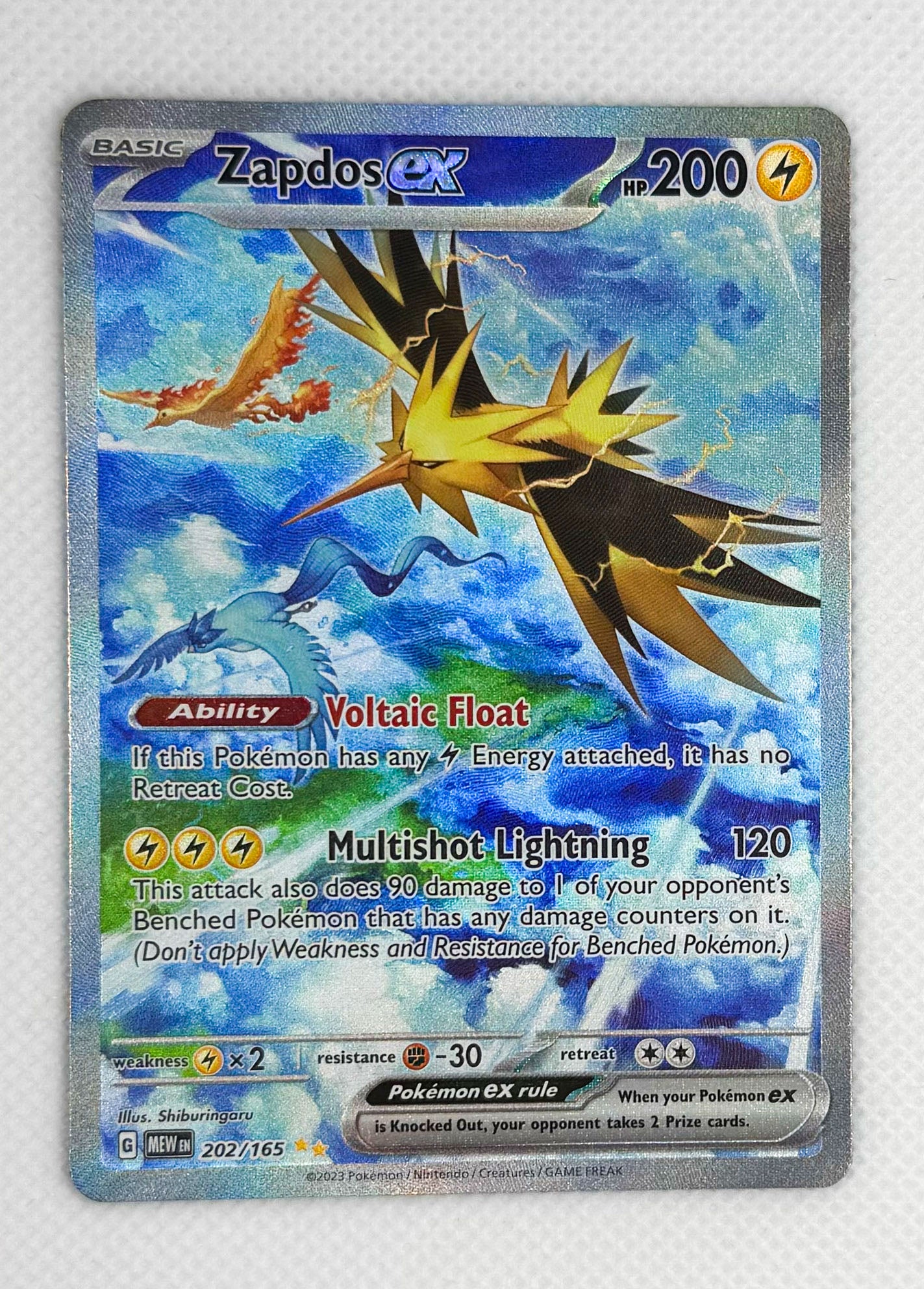 Zapdos ex - 151 - 202